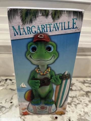 2019 Cincinnati Reds Margaritaville Bobblehead New Special Ticket SGA RARE Cover