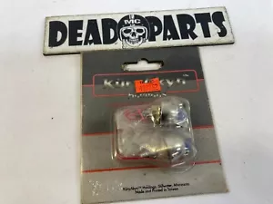 Harley Kuryakyn 5003 bullet blue license plate bolt lights NIP - Picture 1 of 3