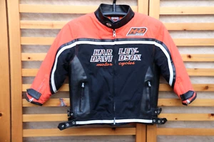 Harley Davidson Motorcycles Thermal Winter Bomber Jacket YOUTH Kids SIZE 7, VGUC - Picture 1 of 7
