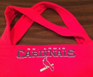 Bolso de Mano MLB St Louis Cardinals Upcycled hecho con sudadera y camiseta hecha a mano - Imagen 1 de 6