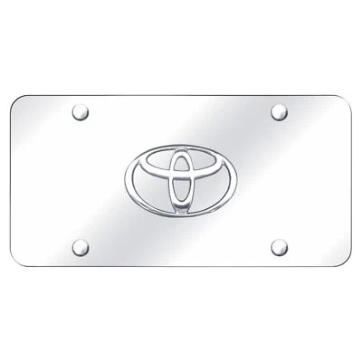Toyota Logo License Plate (Chrome) - Image 1 of 3