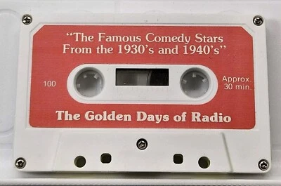 The Golden Days of Radio THE FAMOUS COMEDY STARS FROM THE 1930s & 40s (Cassette) - Image 1 of 2