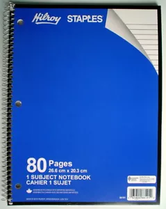 ONE HILROY NOTEBOOK BLUE ***** UN CUADERNO DE NOTAS DE HILROY AZUL - Imagen 1 de 2