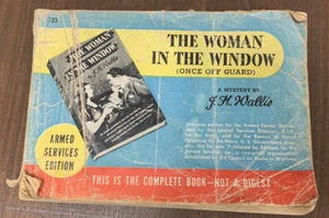RARE The Woman In the Window J. H. Wallis Armed Services Edition #723 1942, WWII - Picture 1 of 4