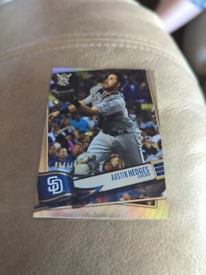 2019 Topps Big League Rainbow Foil #3 Austin Hedges /100 - Image 1 of 3