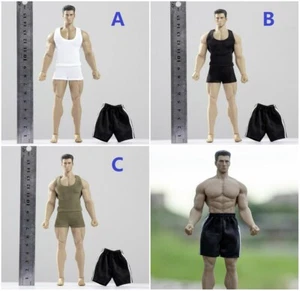 1/12 scale Vest Shorts set W/ EXTRA boxer for 6" Male Figure Doll PHICEN TBL - Picture 1 of 4