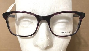 Vera Wang V530 PL Plum Designer Eyeglasses Frame w/ Case 51-18-140 - NWT - Picture 1 of 7