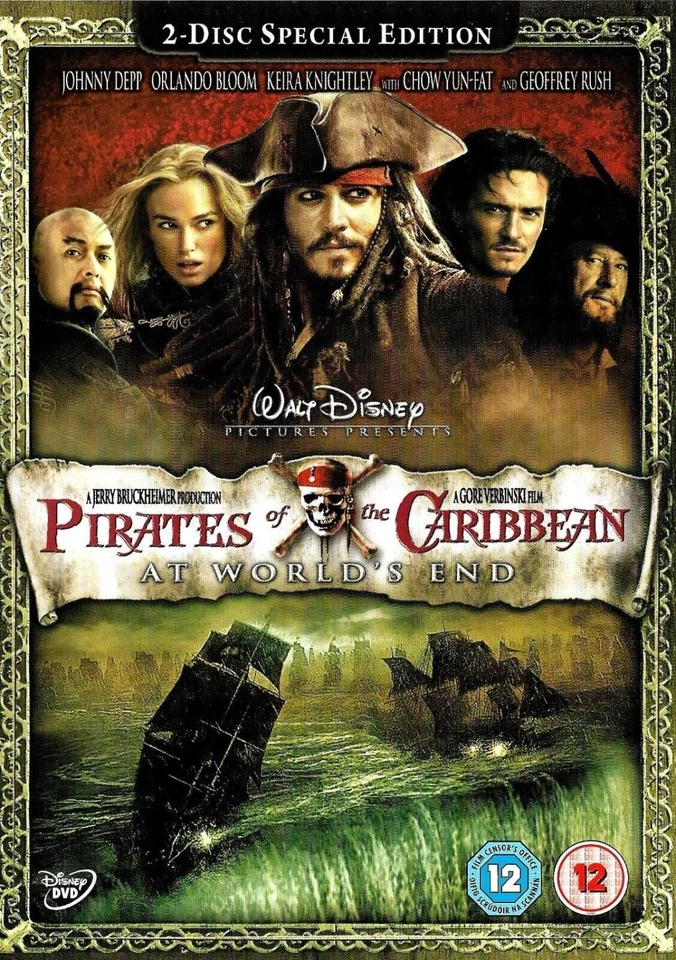 Pirates of the Caribbean: At World's End DVD (2007) FREE SHIPPING - Image 1 of 1