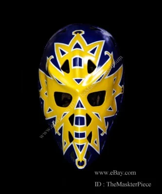 Máscara de hockey sobre hielo casco de portero portátil decoración del hogar Gary Edwards G24 Foto 1 de 4