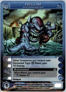 (cc1008) RELLIM WaterMaster Chaotic Card (MAX WISDOM 65) All other Stats Random - Picture 1 of 1