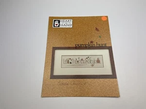 Heart In Hand Pumpkin Hunt Counted Cross Stitch Pattern 8P - Picture 1 of 3