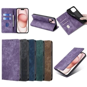 For LG K22 K42 K52 K31 Flip Cover Genuine Leather Case Magnetic Card Holder - Picture 1 of 16