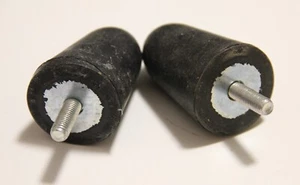 2x CLASSIC FIAT 500 STOßSTANGE HINTEN STOPPER FEDERUNG PAAR BRANDNEU - Bild 1 von 2