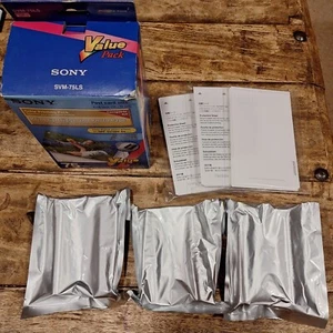 SONY SVM-75LS Color Printing Pack 3x 25 Sheets 10x15cm 3x Cartridge Postcardsize - Afbeelding 1 van 7