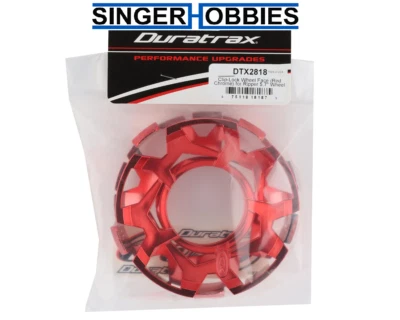 DURATRAX DTX2818 Ripper 5.7" Clip-Lock Wheel Face Red Chrome (2) Kraton 8S HH - Imagem 1 de 2