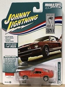 Johnny Lightning Muscle Cars USA - 1968 Shelby GT-350 in Calypso Coral