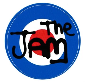 THE JAM VINYL STICKER POP PUNK ROCK MOD REVIVAL TARGET SCOOTER TWO TONE LONDON - Picture 1 of 1