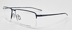 Porsche Design P8736 C Metallic Blue Titanium Eyeglasses 58-15-145 NIB - Bild 1 von 4