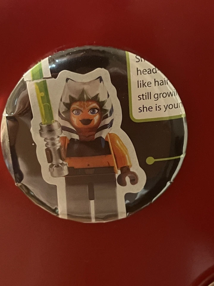 Ímã Lego Star Wars Ashoka - Imagem 1 de 1