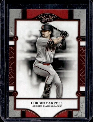 2024 Topps Tier One Corbin Carroll Bronze Foil #24 Diamondbacks - Image 1 of 2