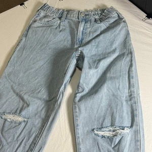 GAP Mädchen Jeans Größe 12 helle Waschung distressed verstellbarer Bund - Bild 1 von 7