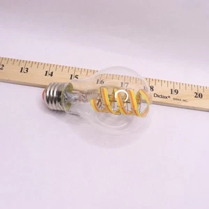 EcoSmart Smart LED Light Bulb With Voice Control Clear A19 60W 12CFA1960WRGB01 - Picture 1 of 4