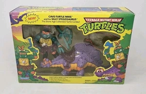 Teenage Mutant Ninja Turtles TMNT Cave Turtle Mike Silly Stegosaurus Sealed - Picture 1 of 22