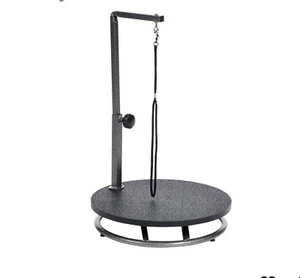 Master Equipment Pet Edge Round Pet Grooming Table – Rotatable Black 18” - Picture 1 of 1