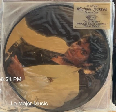 USED LP Record Limited Vinyl RARE PICTURE DISC Michael Jackson Thriller NoReissu - Image 1 of 2
