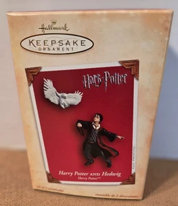 Harry Potter und Hedwig Hallmark Andenken Ornament / Neu in Box / 2004 - Bild 1 von 3