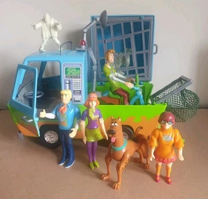 Vintage Scooby Doo Ghost Patrol Figures & Mystery Machine Set - Picture 1 of 21