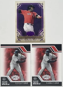 David Ortiz 2008 Topps Triple Threads #132 SP /1350 X 2 + 2013 Purple 23 SP /650 - Bild 1 von 2
