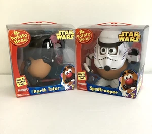 Star Wars Mr Potato Head Spudtrooper And Dearth Tater Sealed Playskool  - Picture 1 of 16
