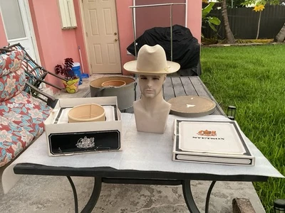 De colección Excelente Stetson 60s Beaver 10X O-Stratoliner SilverBelly 7-1/8 y caja Foto 1 de 4