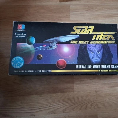 Vintage STAR TREK The Next Generation VHS Board Game Klingon Challenge Complete - Image 1 of 4