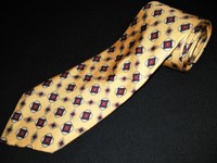 Robert Talbott Tie Yellow Check Red Printed Nordstrom Luxury Designer Necktie 