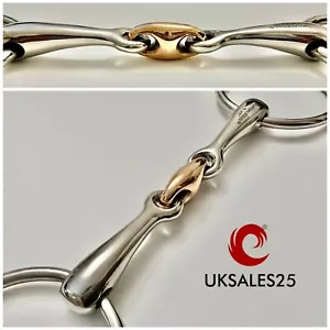 Loose Ring Stainless Steel Snaffle Bit with Copper lozenge *SAME DAY DISPATCH* - Picture 1 of 9
