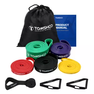 TOMSHOO Resistance Loop Bands Set Powerlifting Übungsbänder für Home Gym Z4K9 - Bild 1 von 12