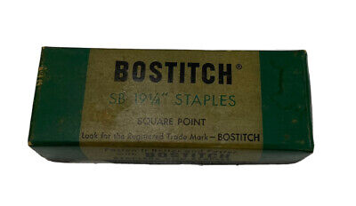 Vintage Bostitch Staplers And Staples Sb 19 1/4  • 10$
