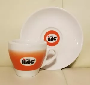 Rara Tazza/Piattino Caffè Espresso Pubblicità Caffe Hag Dematisse Regalo da Collezione - Foto 1 di 7