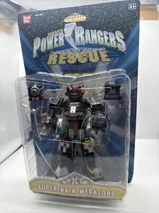 New Bandai Mighty Morphin Power Rangers Lightspeed Rescue Supertrain Megazord - Picture 1 of 4