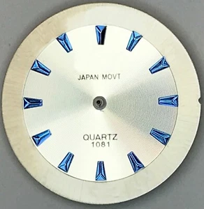 Watch Dial Hour Blue Markers Indexes Indices Numerals 3mm Small bars Parts NEW - Picture 1 of 3