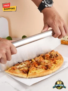 1 pc Stainless Steel Pizza Cutter with Ergonomic Handle - Durable & Sharp - Picture 1 of 5