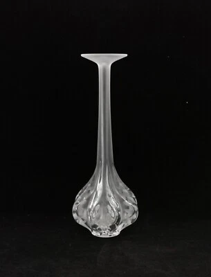 Lalique France Marie Claude grand Vase Soliflore cristal 1960   - Photo 1/4