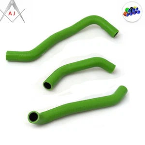 Kit de mangueras de refrigerante de radiador de silicona verde para Kawasaki KLR 650 2008 2009 2010 - Imagen 1 de 3