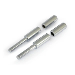Chrome Mirror Stem Extender/Extension Kit for Harley-Davidson +2.5 Inches (6cm) - Picture 1 of 4