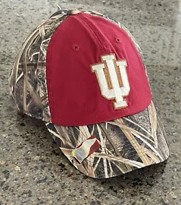 IU Indiana Hoosiers Hat Realtree Camouflage Adjustable Snapback - Picture 1 of 6