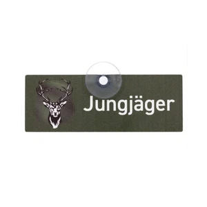 Autoschild mit Saugnapf "Jungjäger" - Bild 1 von 5