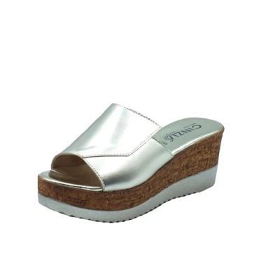 Scarpe da Donna - CINZIA SOFT Art. IAF53480-L 001 ARGENTO LAMINATO Scalzati - Immagine 1 di 3