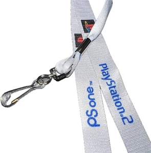 ULTRA RARE GRAY PlayStation 2 + PS One Promotional Lanyard Oct 2000 U.S. Rollout - Picture 1 of 8